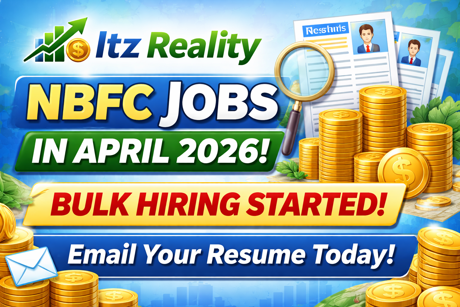 NBFC Jobs in April 2026: Bulk Hiring Started, Email your resume today to get shortlisted